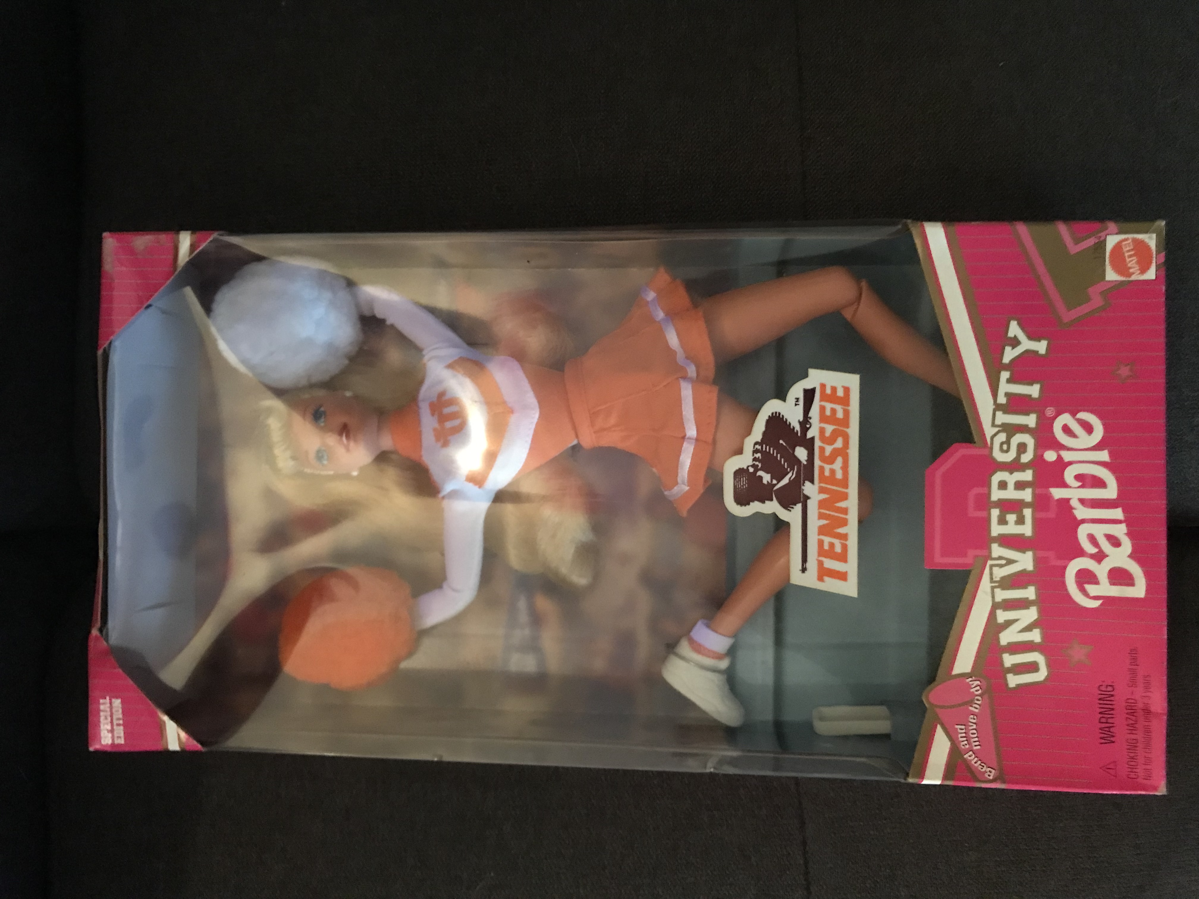 University of Tennessee Cheerleader Blonde 1997 Barbie Doll