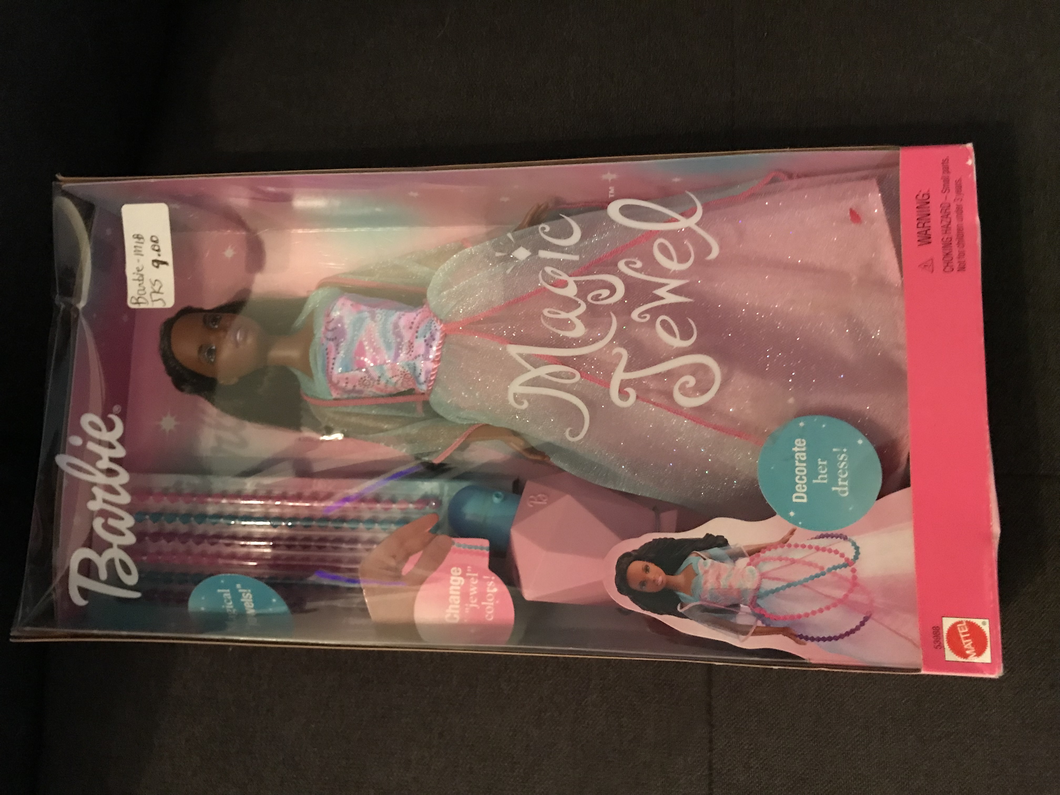 Mattel 2001 Boxed Black African American Barbie Doll Magic Jewel 53988